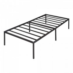 Метално легло Vårdö 90x200 см черно [] - Paturi