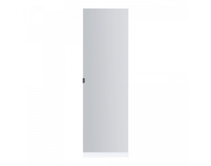Шкаф за обувки Meura 160x48x20см огледален бял []