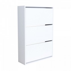 Шкаф за обувки Aurskog 110x73.5x24cm бял [] - Pantofare