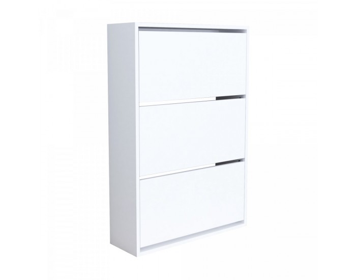 Шкаф за обувки Aurskog 110x73.5x24cm бял []