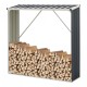 Стелаж за дърва Kalmar 155x45x157см от стомана антрацит []