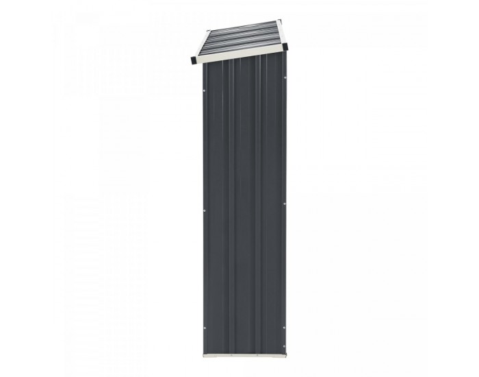 Стелаж за дърва Kalmar 155x45x157см от стомана антрацит []