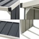Стелаж за дърва Kalmar 155x45x157см от стомана антрацит []