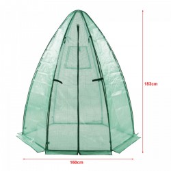 Оранжерия Hunze 183x160cm Green [] - Grădină