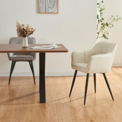 Комплект трапезарни столове 4 Birmingham Beige [] - Scaune de dining