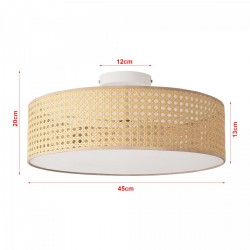 Плафон Ascot ратан визия [] - Lustre de tavan