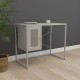 Бюро Sund Steel 75x100x50 см сиво []