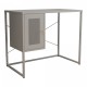 Бюро Sund Steel 75x100x50 см сиво []