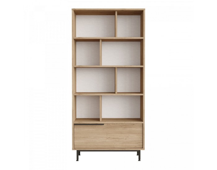 Библиотека Fajaarire 176x84x30 cm вид дъб []