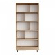 Библиотека Fajaarire 176x84x30 cm вид дъб []
