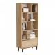 Библиотека Fajaarire 176x84x30 cm вид дъб []