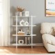 Етажерка за книги Øvre 108x80x30 см 4 рафта бяла []