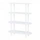 Етажерка за книги Øvre 108x80x30 см 4 рафта бяла []