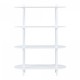 Етажерка за книги Øvre 108x80x30 см 4 рафта бяла []