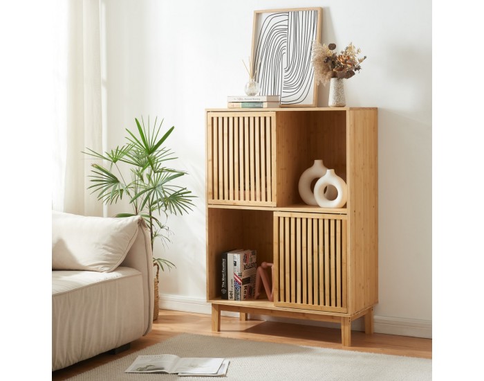 Етажерка Ypäjä 120x84x39 см бамбук []