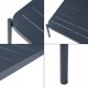 Комплект градински мебели от 3 части Accettura, алуминий, сив []