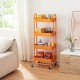 Pyhäntä кухненска количка с 4 нива Orange []