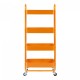 Pyhäntä кухненска количка с 4 нива Orange []