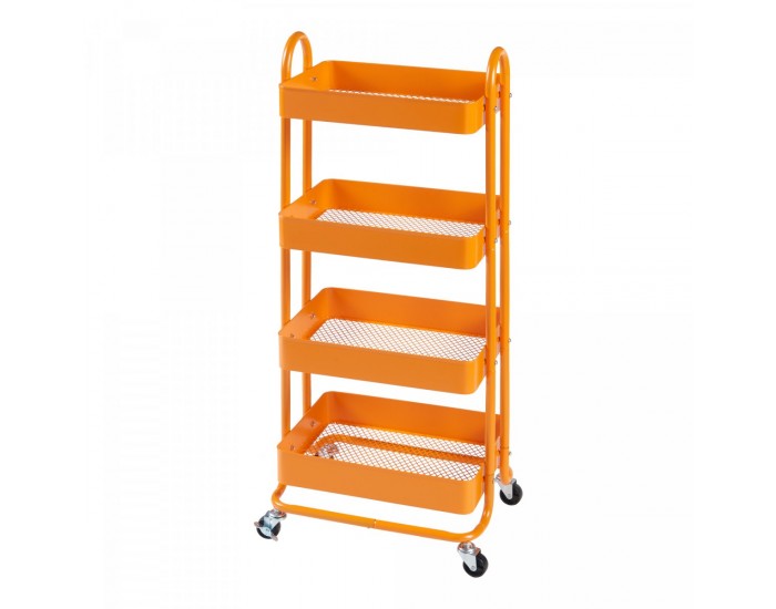 Pyhäntä кухненска количка с 4 нива Orange []