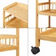 Количка за сервиране Huddinge 80x53x30 см бамбук []