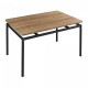 Трапезна маса Hemnes за 4 души 120x70 см дъб []