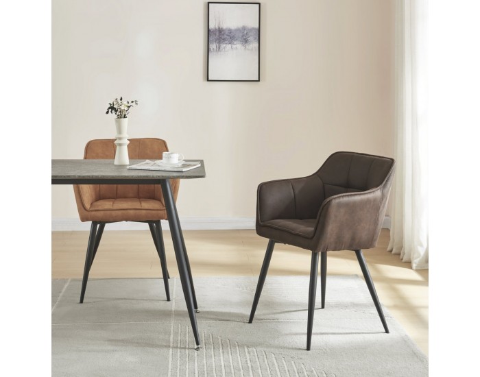 Трапезен стол Birmingham Dark Brown []