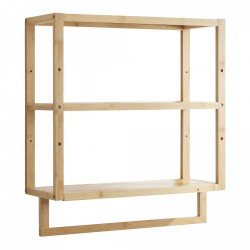 Рафт за баня Östra с бамбукова поставка за кърпи [] - Corpuri, vitrine, biblioteci modulare