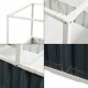 Повдигнато легло с мрежа Alblasserdam 174x90x88 см антрацит []