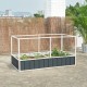 Повдигнато легло с мрежа Alblasserdam 174x90x88 см антрацит []