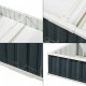 Повдигнато легло Albrandswaard 258x90x30 см антрацит []
