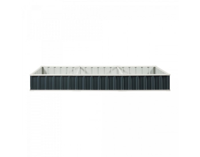 Повдигнато легло Albrandswaard 258x90x30 см антрацит []
