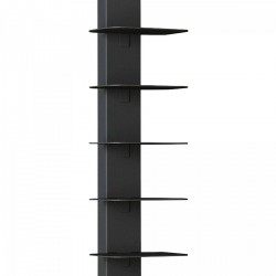 Стоящ рафт Eksjö 150x39x39 см черен [] - Sonata G
