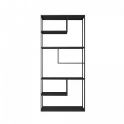 Стоящ рафт Vehmaa 85x35x188 см черен [] - Sonata G