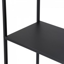 Стоящ рафт Vehmaa 90x30x188 см черен [] - Sonata G