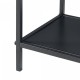 Конзолна маса Beesel 65.5x60x20 см черна []