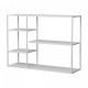 Стоящ рафт Isojoki 120x35x87,5 см метален бял мат []