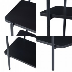 Стоящ рафт Samnanger 180x80x34 см черен [] - Sonata G
