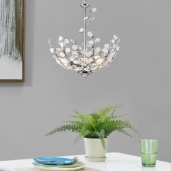 Висяща лампа Ampthill 3xE14 цвят хром [] - Lustre de tavan