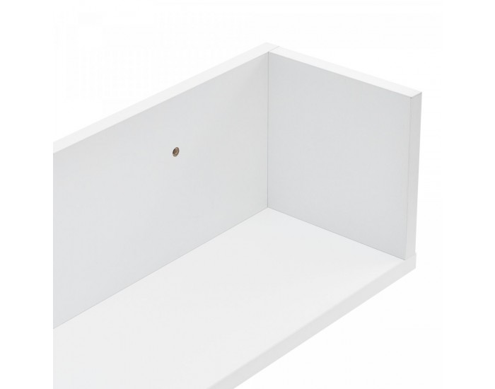Стенен рафт Elverum 75 x 16,5 x 16,5 cm, комплект от 2 бр., бял