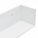 Стенен рафт Elverum 75 x 16,5 x 16,5 cm, комплект от 2 бр., бял