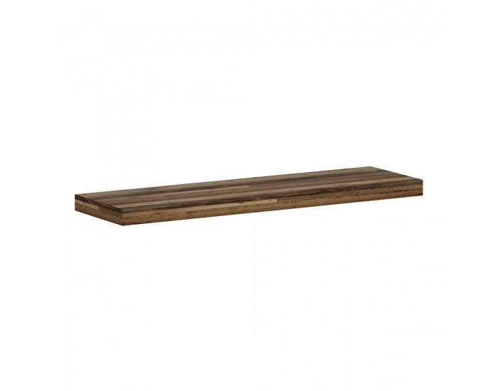 Стенен рафт Bredebro 3,6 x 80 x 23 cm до прибл. 15 кг регенерирана дървесина []
