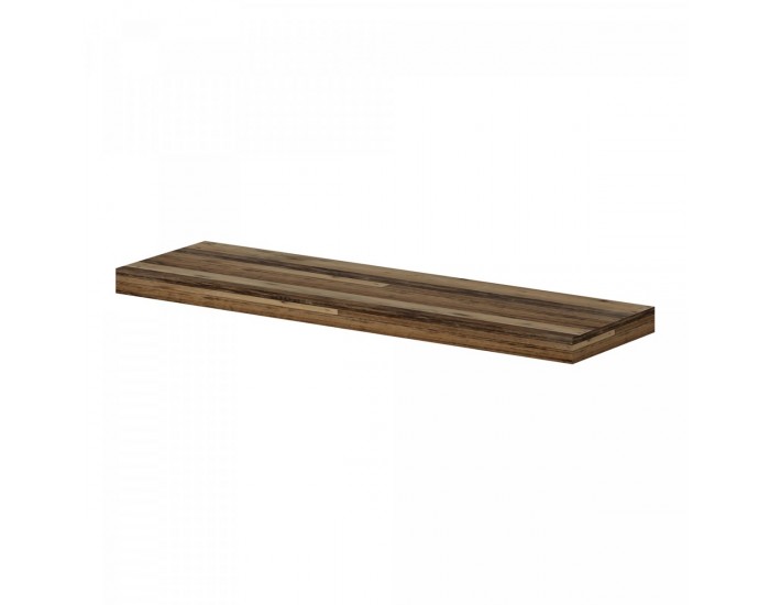 Стенен рафт Bredebro 3,6 x 80 x 23 cm до прибл. 15 кг регенерирана дървесина []