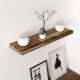 Стенен рафт Bredebro 3,6 x 80 x 23 cm до прибл. 15 кг регенерирана дървесина []