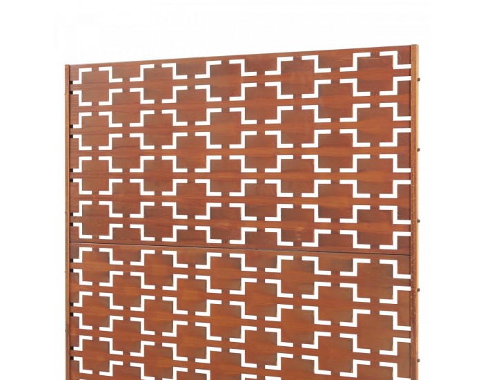 Преградна стена Basciano Corten стомана 180x120 см ръжда []