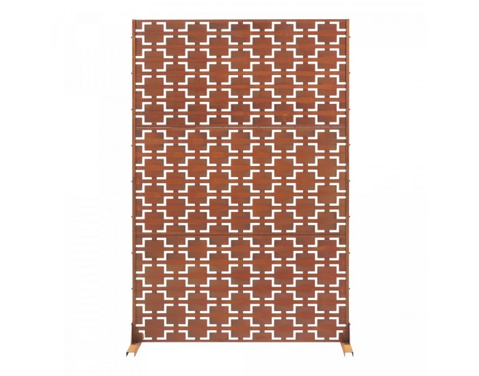 Преградна стена Basciano Corten стомана 180x120 см ръжда []