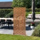 Преградна стена Basciano Corten стомана 180x90 см ръжда []