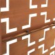 Преградна стена Basciano Corten стомана 180x90 см ръжда []