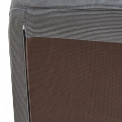 Табуретка за крака Kodsø 35x80x65 см шнур сиво [] - Sonata G