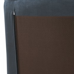 Табуретка за крака Kodsø 35x80x65 см микрофибър черен [] - Sonata G