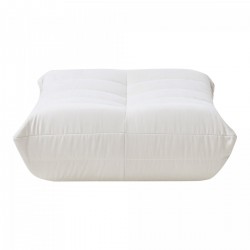 Табуретка за крака Kodsø 35x80x65 см микрофибър бежов [] - Sonata G